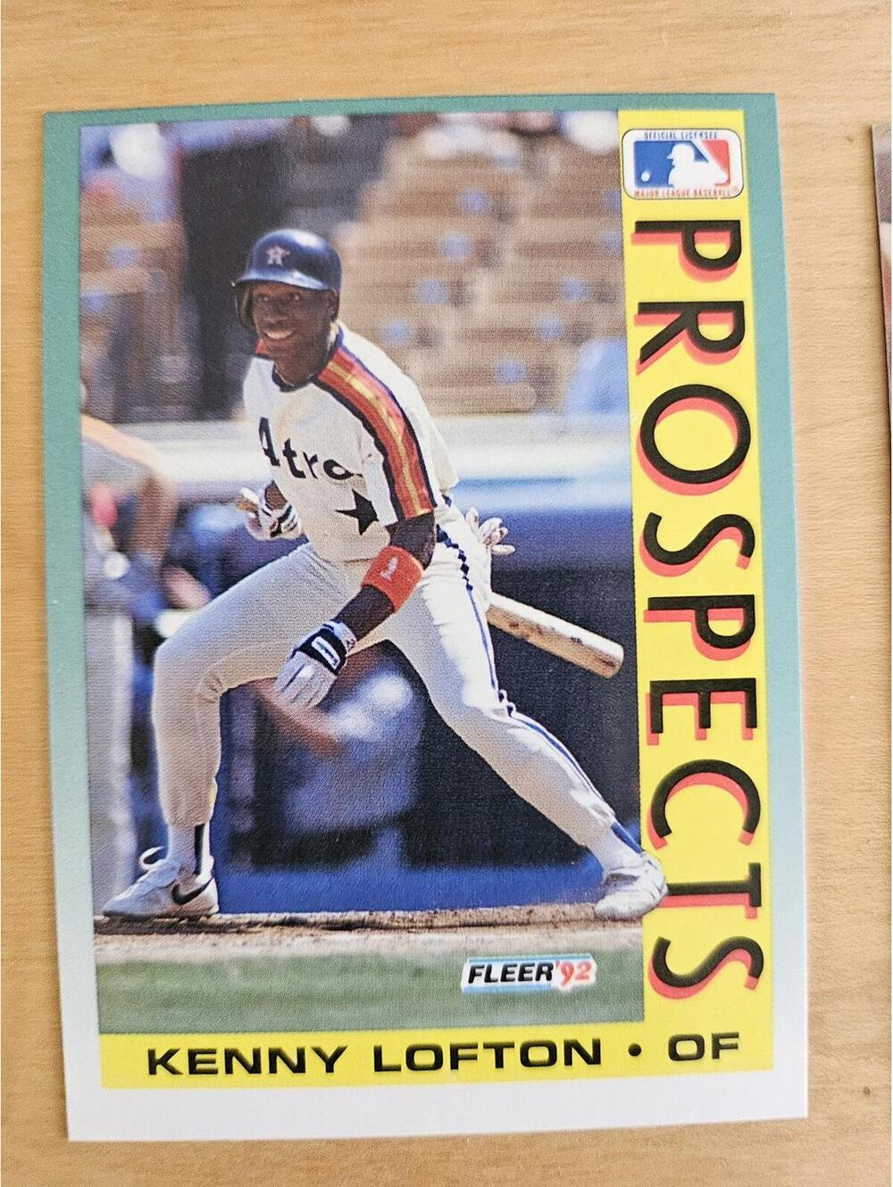 1992 Fleer MLB Baseball-Kenny Lofton (RC) Rookie #655